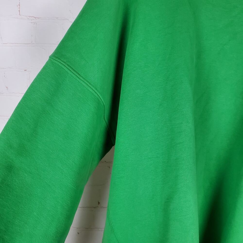 NEW Beyond Yoga Luxe Fleece Oversized Sweatshirt XL Home Court Green Crewneck - Picture 5 of 11